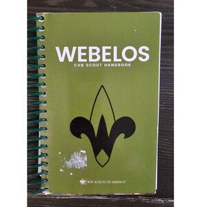 Official BSA Webelos Cub Scout Handbook Spiral Bound 2018 Edition - Like New